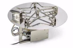 36" Flat Bowl Pan Penta Burner Fire Pit Insert Hi/Lo – Electronic Ignition - HPC