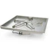 36" Square Bowl Pan Penta Burner Fire Pit Insert - Electronic Ignition - HPC