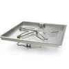 42" Square Bowl Pan Penta Burner Fire Pit Insert - Electronic Ignition - HPC