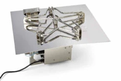 36" Square Flat Pan Penta Burner Fire Pit Insert - Electronic Ignition - HPC