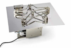 42" Square Flat Pan Penta Burner Fire Pit Insert - Electronic Ignition - HPC