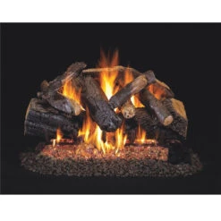 Real Fyre 72-inch Charred Majestic Oak Standard Gas Log Set
