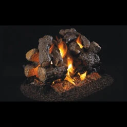 Real Fyre Charred Royal English Oak See Thru Gas Log Set - 42"