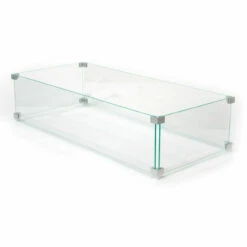 36" X 12" Rectangular Wind Guard | AMS Fireplace