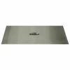 The Outdoor Plus 16" Wide Brushed Stainless Steel Rectangle Fire Pit Cover