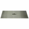 The Outdoor Plus 18" Wide Brushed Stainless Steel Rectangle Fire Pit Cover