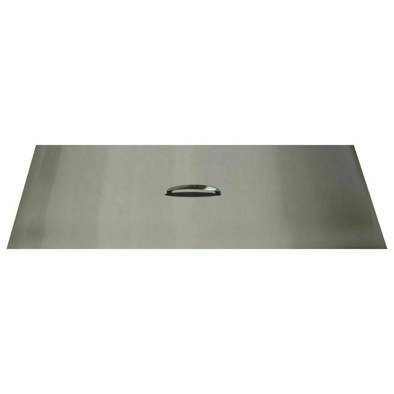 The Outdoor Plus 16" Wide Brushed Stainless Steel Rectangle Fire Pit Cover 1 The Outdoor Plus 16" Wide Brushed Stainless Steel Rectangle Fire Pit Cover