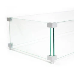 43" X 13" Rectangular Wind Guard | AMS Fireplace -Home Fire Pit 43x13 Wind Guard AMS Fireplace 23 2 web 34387.1620412016