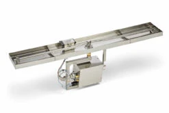 25X8" Rectangle Pan Linear Interlink Fire Pit Insert – HI/LO - Electronic Ignition - HPC