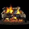 Real Fyre 18" Charred American Oak Gas Log Set With Vented G4 Burner