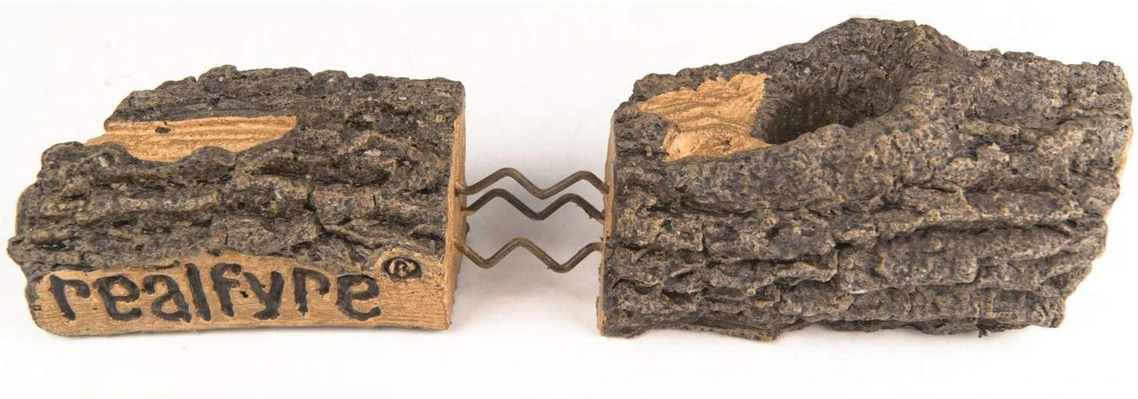 Real Fyre 24" Charred Oak Log Set With Vented G46 Burner - Electronic On/Off Remote 5 Real Fyre 24" Charred Oak Log Set With Vented G46 Burner - Electronic On/Off Remote - Image 5