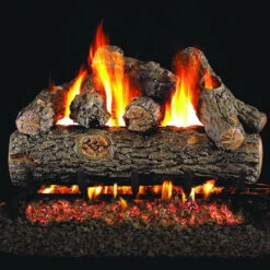 Real Fyre Golden Oak Designer Plus Gas Log Set - 24"