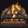 Real Fyre 24" Charred Oak Log Set With Vented G45 Burner - Match Light