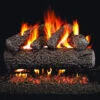 Real Fyre 18" Post Oak Log Set With Vented G4 Burner - Match Light