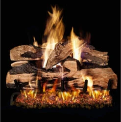 Real Fyre 36" Split Oak Designer Plus Gas Log Set With Vented G45 Burner - Match Light