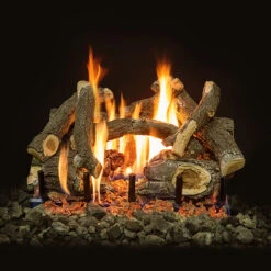 Arizona Weathered Oak Charred Vented See Through Gas Log Set | Grand Canyon Gas Logs -Home Fire Pit AZ W Oak 24in Charred 2 43944.1648722512.1280.1280 10720.1649158416