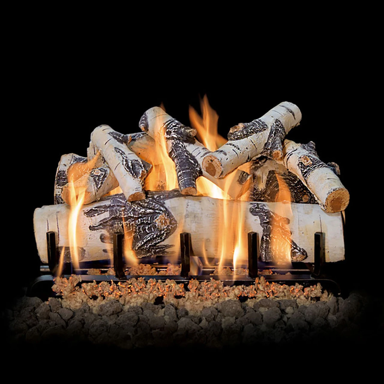 Quaking Aspen Vented Front View Gas Log Set | Grand Canyon Gas Logs 2 Quaking Aspen Vented Front View Gas Log Set | Grand Canyon Gas Logs - Image 2