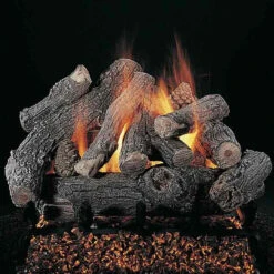 Rasmussen 60" Bonfire Ceramic Log Set - Single Face