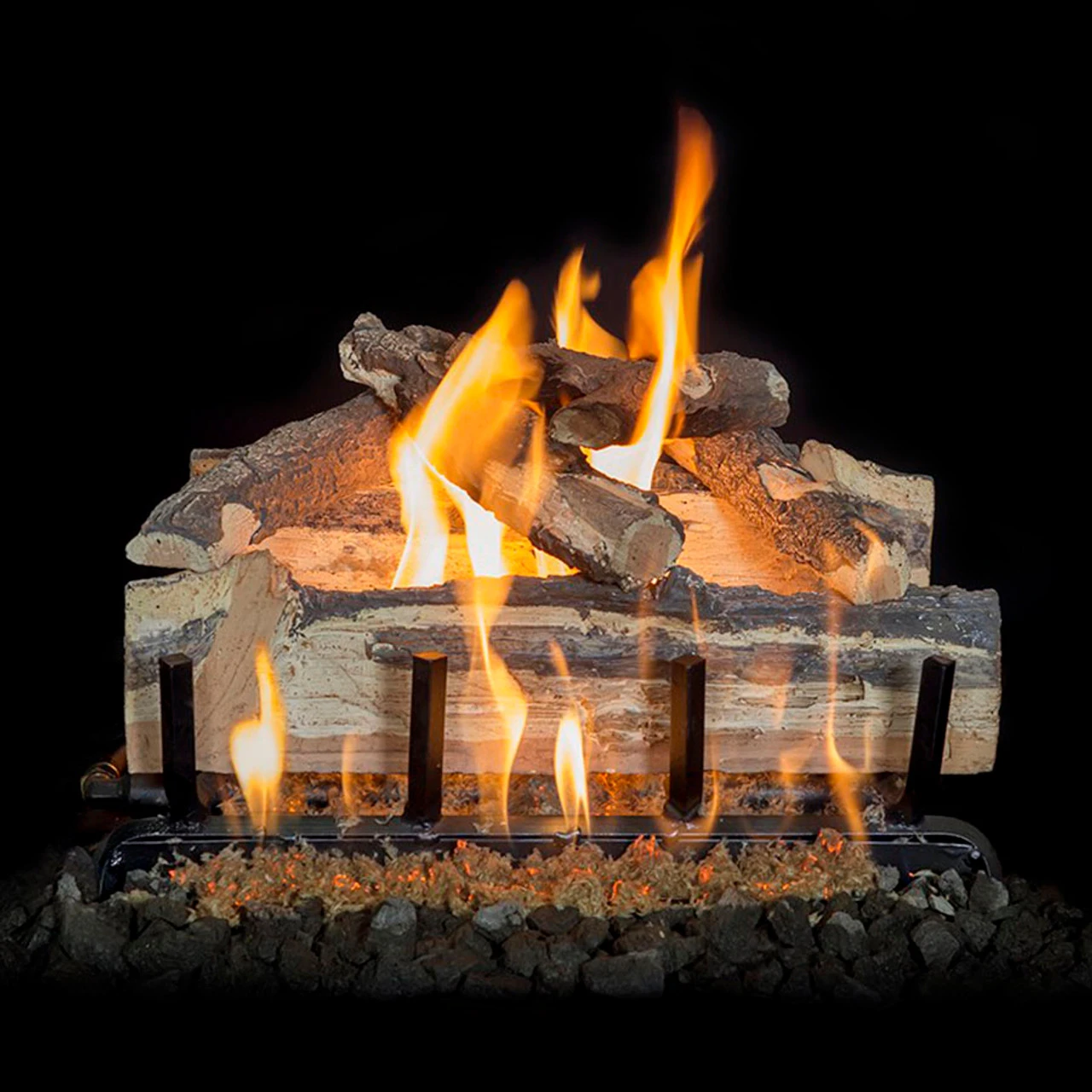 Blue Pine Split Vented Front View Gas Log Set | Grand Canyon Gas Logs 2 Blue Pine Split Vented Front View Gas Log Set | Grand Canyon Gas Logs - Image 2