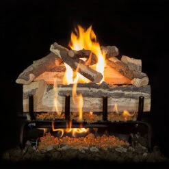 Blue Pine Split Vented Front View Gas Log Set | Grand Canyon Gas Logs 9 Blue Pine Split Vented Front View Gas Log Set | Grand Canyon Gas Logs -Home Fire Pit BluePine18 3Burner 32745.1648723376