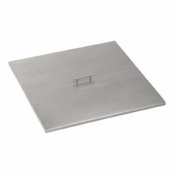 Square Fire Pit Pan Cover - Stainless Steel -Home Fire Pit CV SQP 30 46692.1562621173