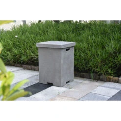 Elementi Square Removable Propane Tank Cover 17" X 17" -Home Fire Pit CiMN46UQ 30360.1657625254.1280.1280 80685.1674672161