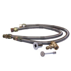 DFLKV34 3/4" Dual Flex Line 36" L & 3/4" Key Valve | Warming Trends