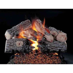 Rasmussen 24" Evening Prestige Ceramic Log Set - Single Face