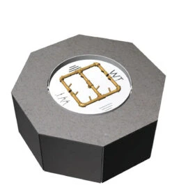 Octagon Ready-To-Finish Fire Pit + CrossFire Burner - Match Light | Warming Trends