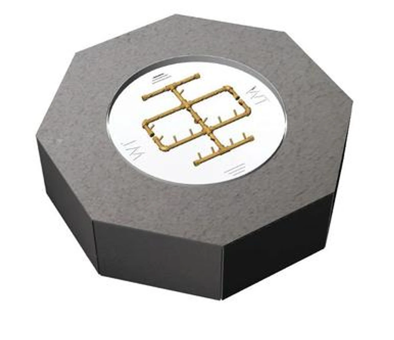 Octagon Ready-To-Finish Fire Pit + CrossFire Burner - Match Light | Warming Trends 2 Octagon Ready-To-Finish Fire Pit + CrossFire Burner - Match Light | Warming Trends - Image 2