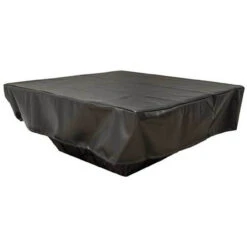 HPC Rectangular 102" X 40" Black Vinyl Fire Pit Cover