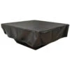 HPC Rectangular 114" X 40" Black Vinyl Fire Pit Cover