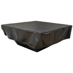 HPC Rectangular 114" X 40" Black Vinyl Fire Pit Cover