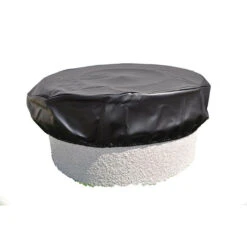 35 In Round Vinyl Fire Pit Cover - Fits 30 In Dia.