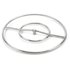 HPC 24" High Capacity Round Stainless Steel Outdoor Burner Kit Natural Gas