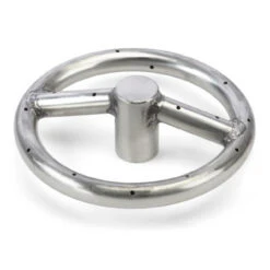 HPC 6" Round Stainless Steel Outdoor Burner Kit Liquid Propane