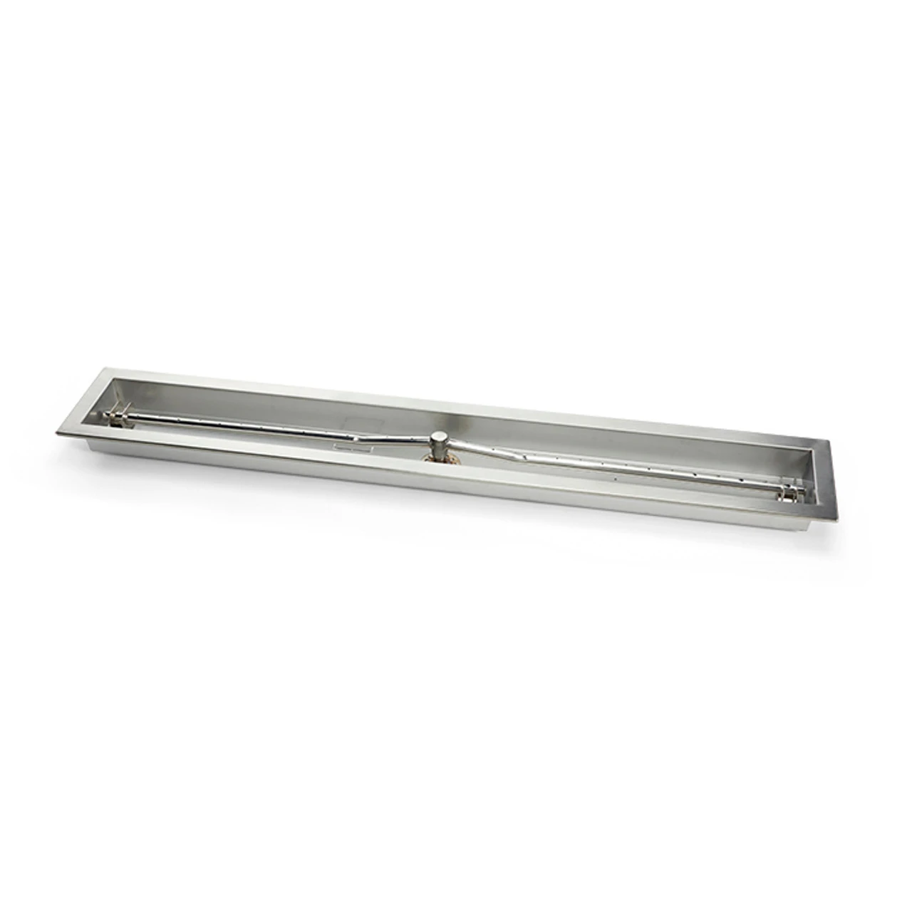 36" Fire Pit Series Linear Trough Pan With T-Burner, Match Lit Ignition - HPC 1 36" Fire Pit Series Linear Trough Pan With T-Burner, Match Lit Ignition - HPC