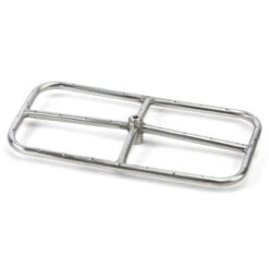 HPC 18" X 9" Rectangle Stainless Steel Fire Pit Burner Ring Natural Gas