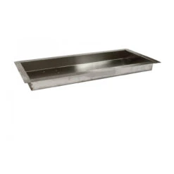 HPC 30 Inch Stainless Steel Firepit Rectangle Bowl Pan