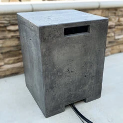 Sausalito Concrete Propane Enclosure 20" X 20" -Home Fire Pit GFSDFSEF 71037.1674259746