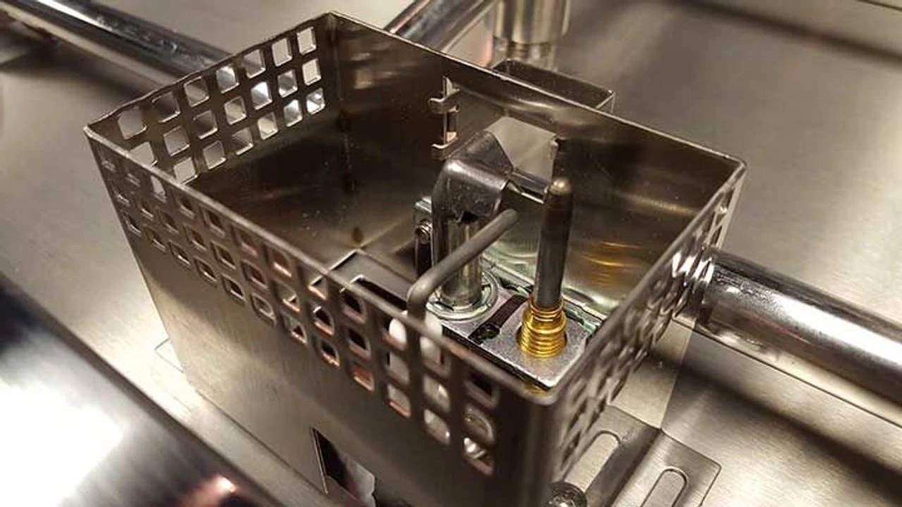 13 Inch Round Bowl Pan Fire Pit Insert Push Button / Flame Sense - HPC 4 13 Inch Round Bowl Pan Fire Pit Insert Push Button / Flame Sense - HPC - Image 4