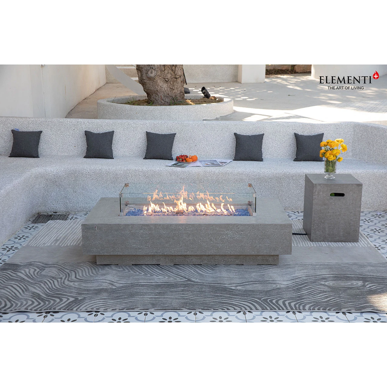 Elementi Plus Riviera Sandstone Fire Table 2 Elementi Plus Riviera Sandstone Fire Table - Image 2