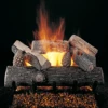 18" Lone Star Vented Log Set - 18" Match Lit FX Burner With Grate Kit