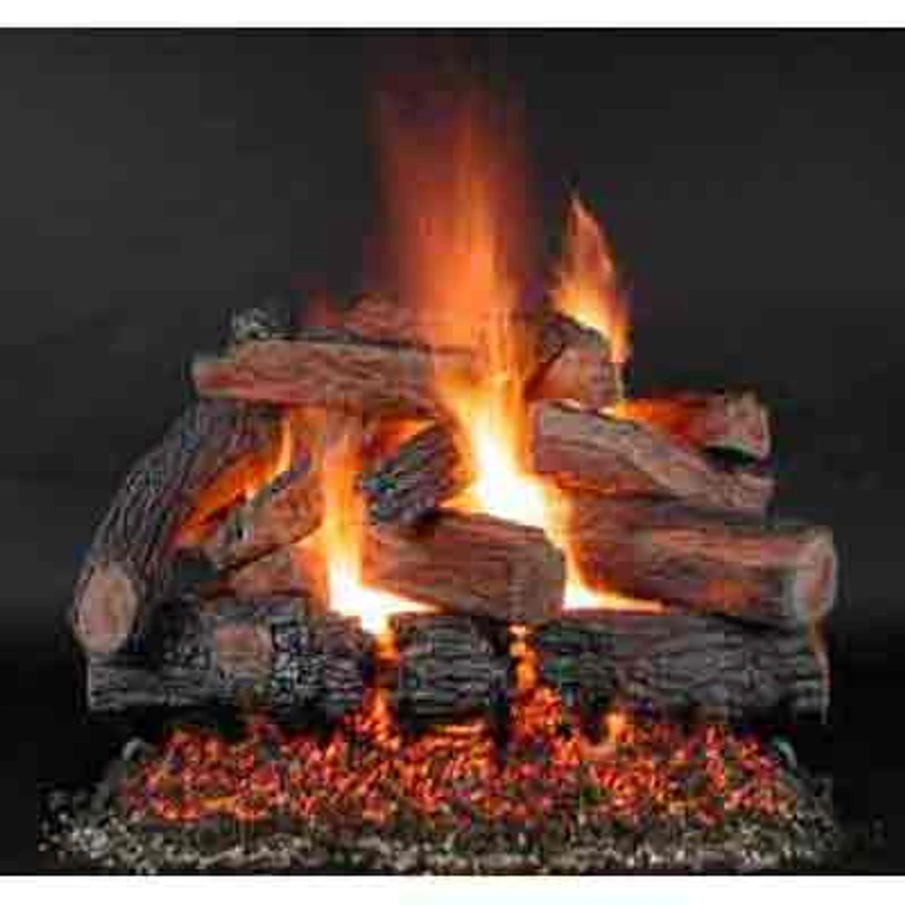 Rasmussen 48" TimberFire Ceramic Rear Log Set 1 Rasmussen 48" TimberFire Ceramic Rear Log Set