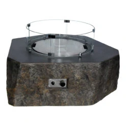 Elementi Columbia Fire Table 42" 12 Elementi Columbia Fire Table 42" -Home Fire Pit OFG105 Columbia Fire Table with Wind Screen Stainless Steel Lid web 64983.1656090129