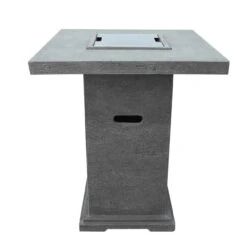 Elementi Montreal Bar Fire Table 34" X 34" -Home Fire Pit OFG221LG Montreal Bar Table with Stainless Steel Lid web 58715.1657013509