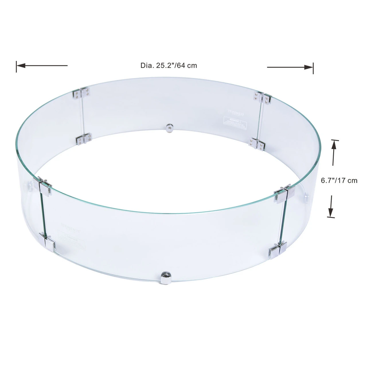 Elementi Plus Round Fire Pit Windscreen ONC05-022 2 Elementi Plus Round Fire Pit Windscreen ONC05-022 - Image 2