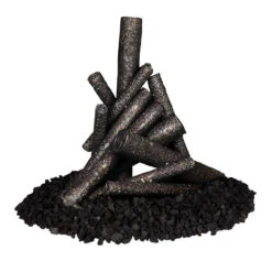 The Outdoor Plus OPT-1924 Stainless Steel Fire Pit Logs