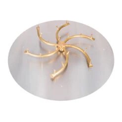 The Outdoor Plus Round Flat Pan With Bullet Burner