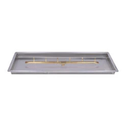 The Outdoor Plus Rectangular Drop In Pan & Linear Burner
